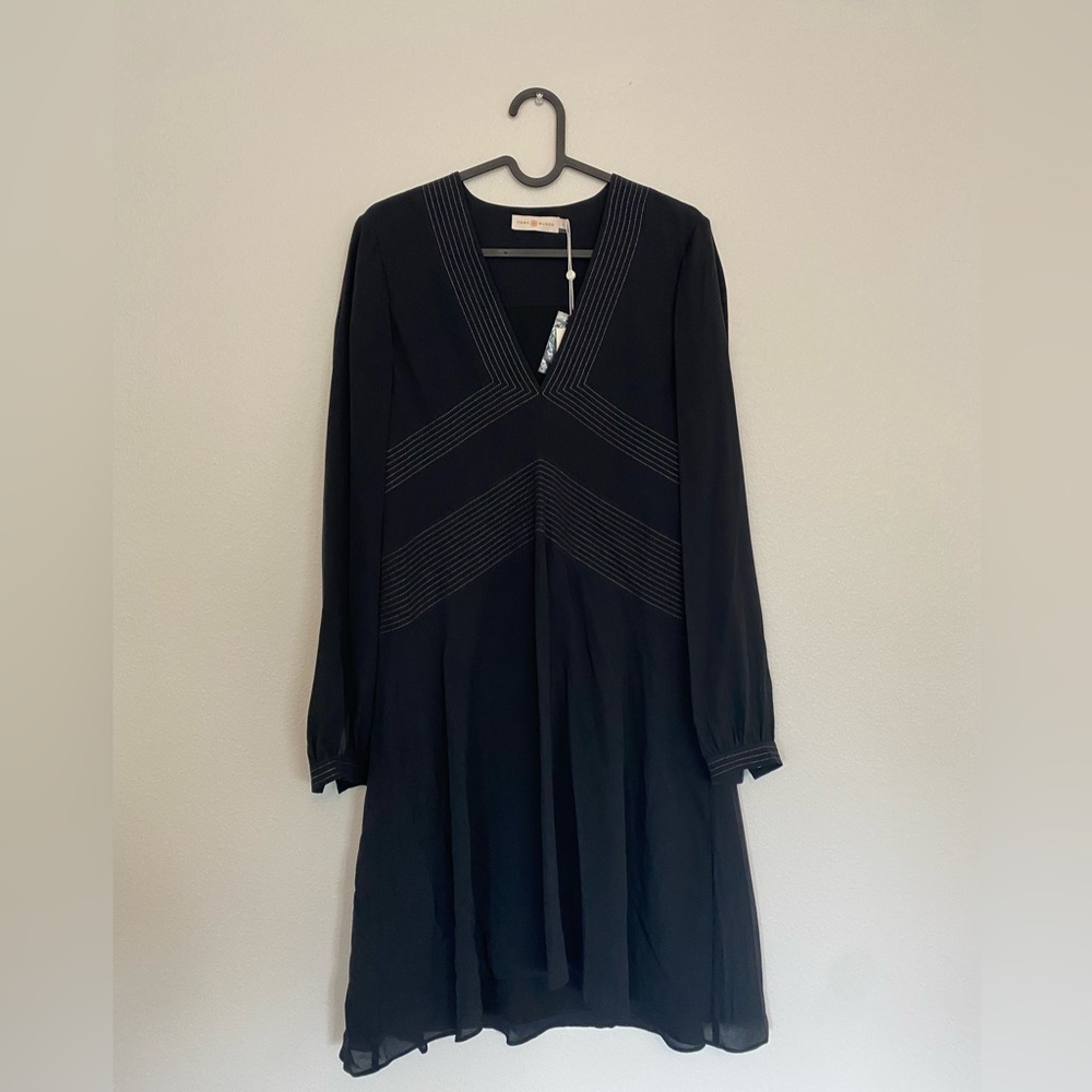 Tory Burch black silk dress, size 4